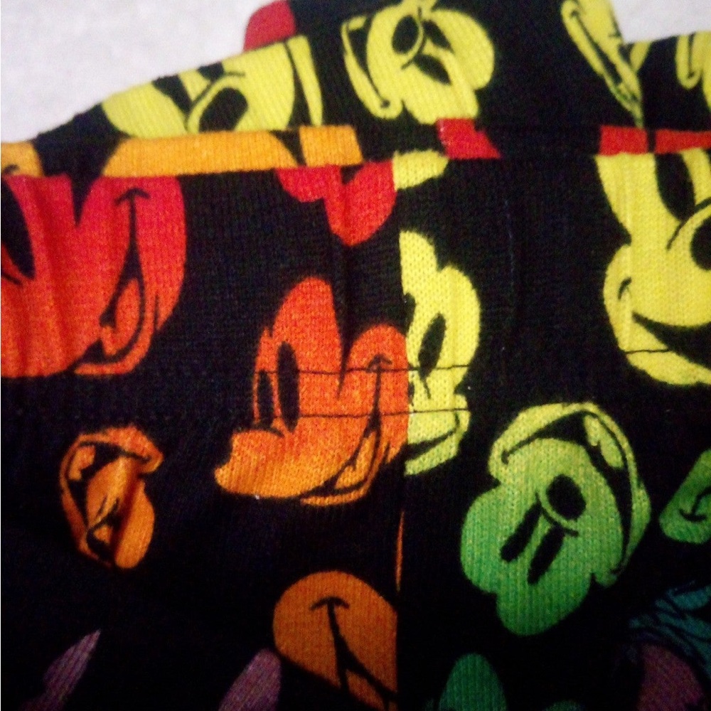 NWOT Disney Women's Colorful Mickey Mouse Sleep Pajama Shorts Size Small - Picture 6 of 6